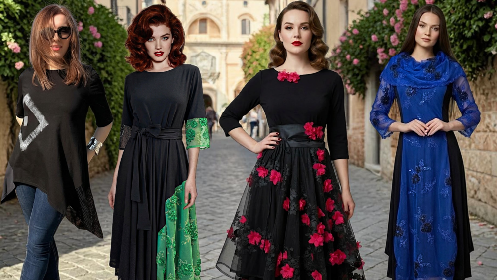 Svečani outfit za vjenčanje gošću – autorska odjeća Kuky Design hrvatska