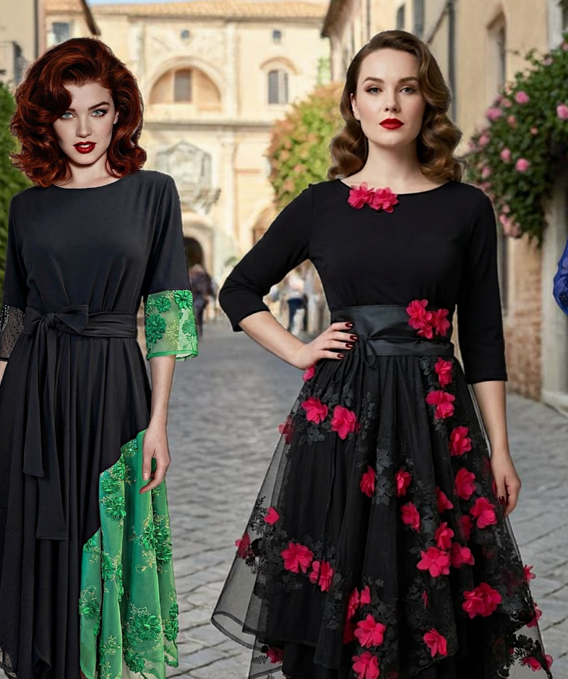 Svečani outfit za vjenčanje gošću – autorska odjeća Kuky Design hrvatska